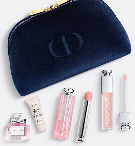 dior makeup bag gift set|dior makeup pouch complimentary.